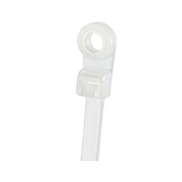 Panduit Cable Tie, 15 in L, 4 in Max Bundle Dia., Natural, Nylon 6/6, 120 lb Strength, 250 PK PLC4H-S25-TL - main